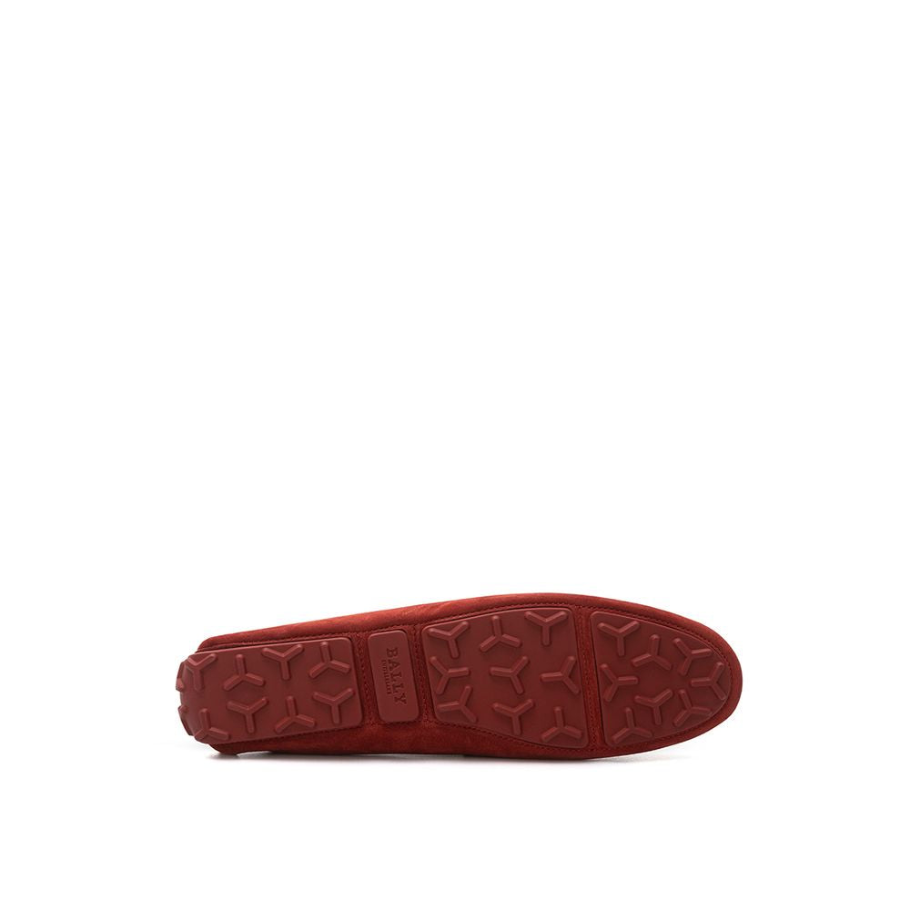 Bally Bordeaux Leren Mocassin