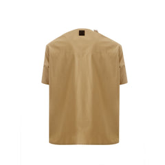 Emporio Armani braunes Baumwoll-T-Shirt