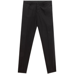 Dolce & Gabbana Zwarte Wollen Pantalon