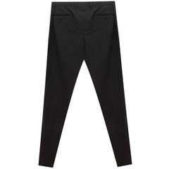 Dolce & Gabbana Zwarte Wollen Pantalon