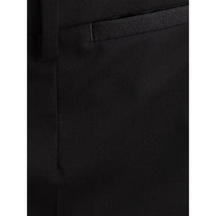 Dolce & Gabbana Zwarte Wollen Pantalon