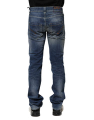 Dondup Blue Washed Skinny Fit Casual Herrenjeans