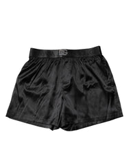 Dolce & Gabbana Schwarze Regular Boxershorts mit Logobund