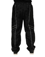 Dolce & Gabbana Zwarte Katoenen Rechte Joggingbroek
