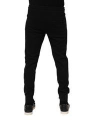 Dolce & Gabbana Zwarte Katoenen Heren Joggingbroek