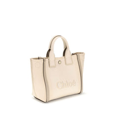 Chloé Beige Cotton Shoulder Bag