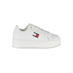 Tommy Hilfiger – Weiße Leder-Sneaker für Damen