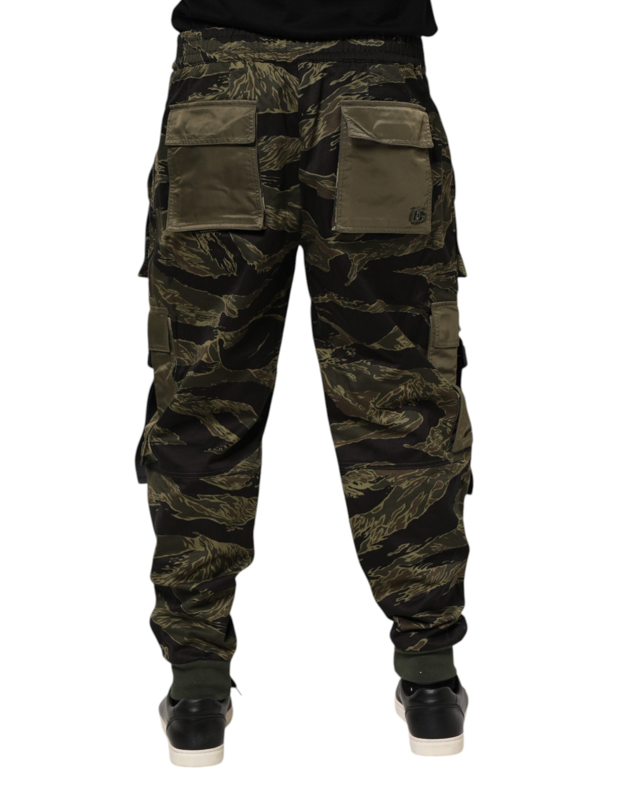 Dolce & Gabbana Multikleurige Cargo Camouflage Broek