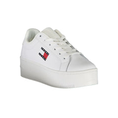 Tommy Hilfiger – Weiße Leder-Sneaker für Damen