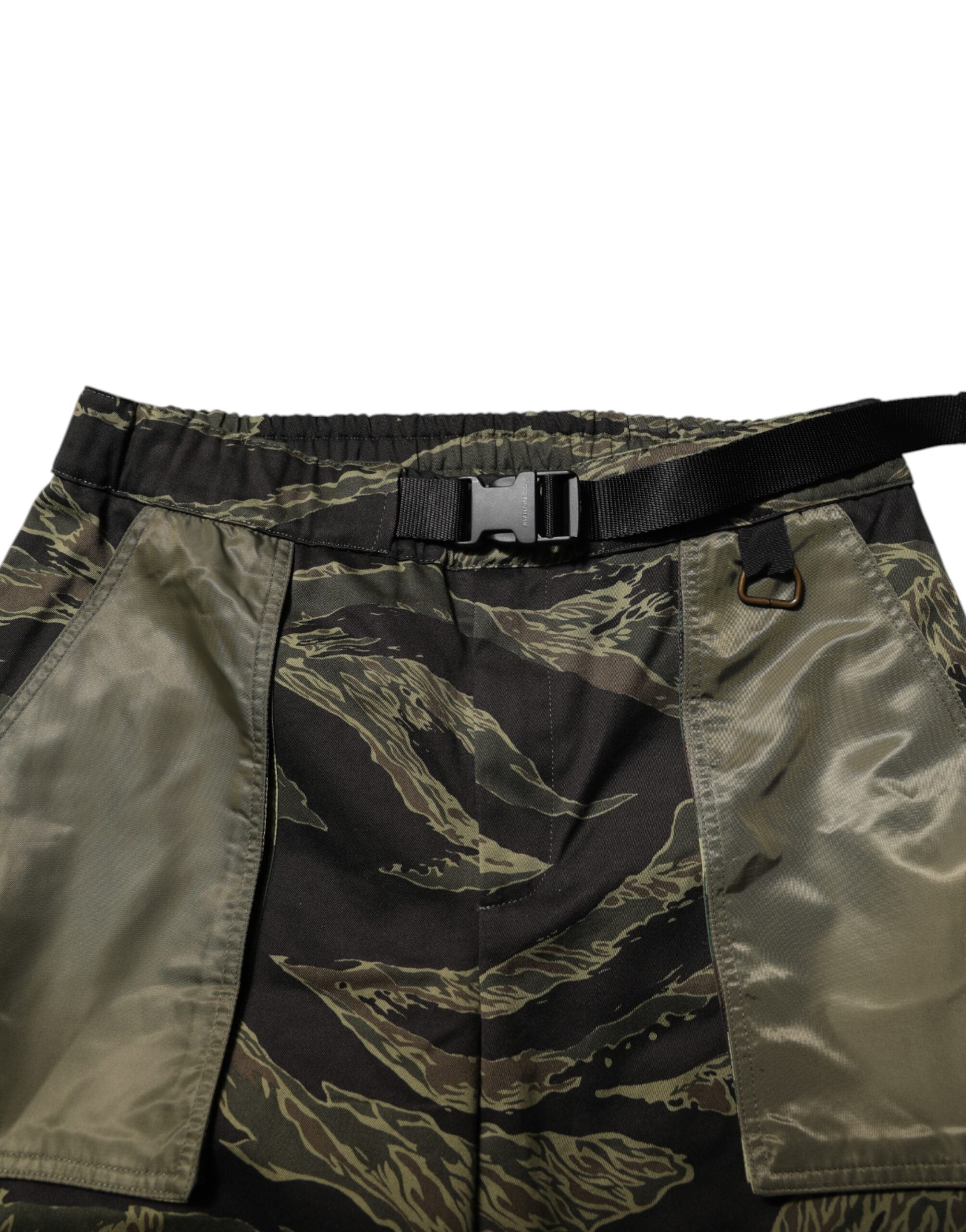 Dolce & Gabbana Multikleurige Cargo Camouflage Broek
