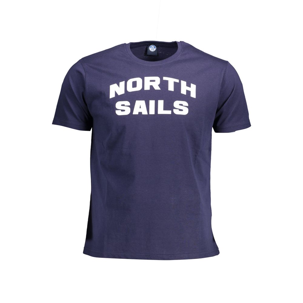 North Sails Herren T-Shirt aus blauer Baumwolle