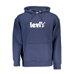 Levi's Blue Cotton Men Sweatshirt
