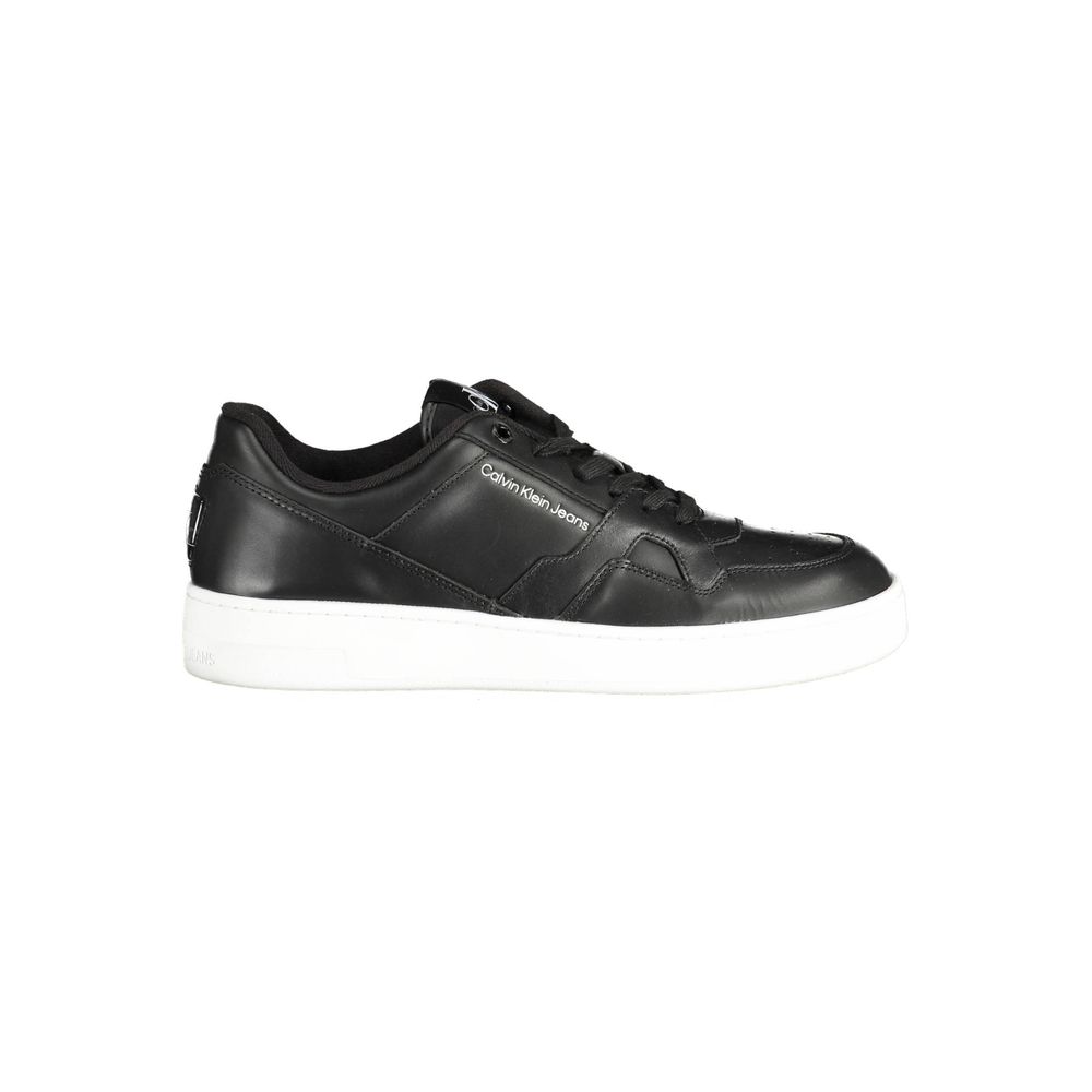 Calvin Klein Herren-Sneaker aus Polyester, Schwarz