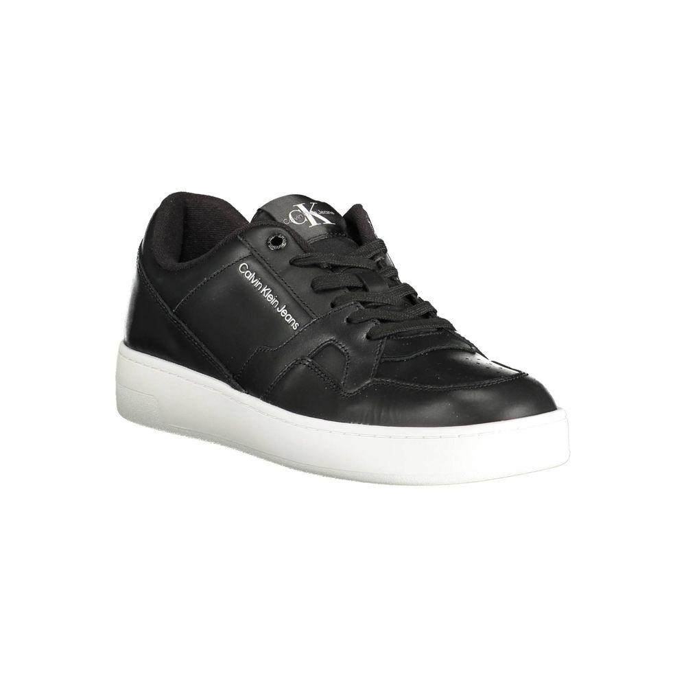 Calvin Klein Herren-Sneaker aus Polyester, Schwarz