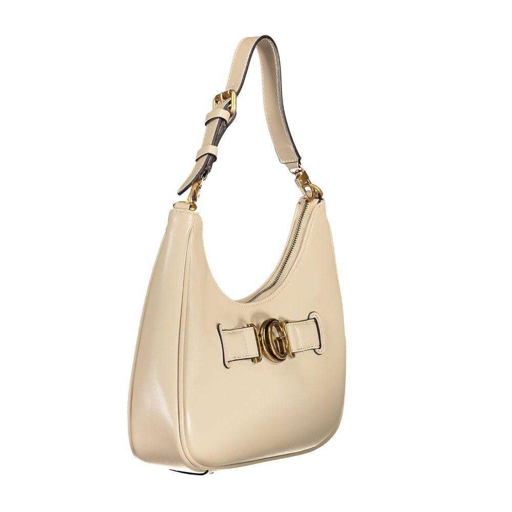 Guess Jeans Beige Polyurethaan Dames Schoudertas