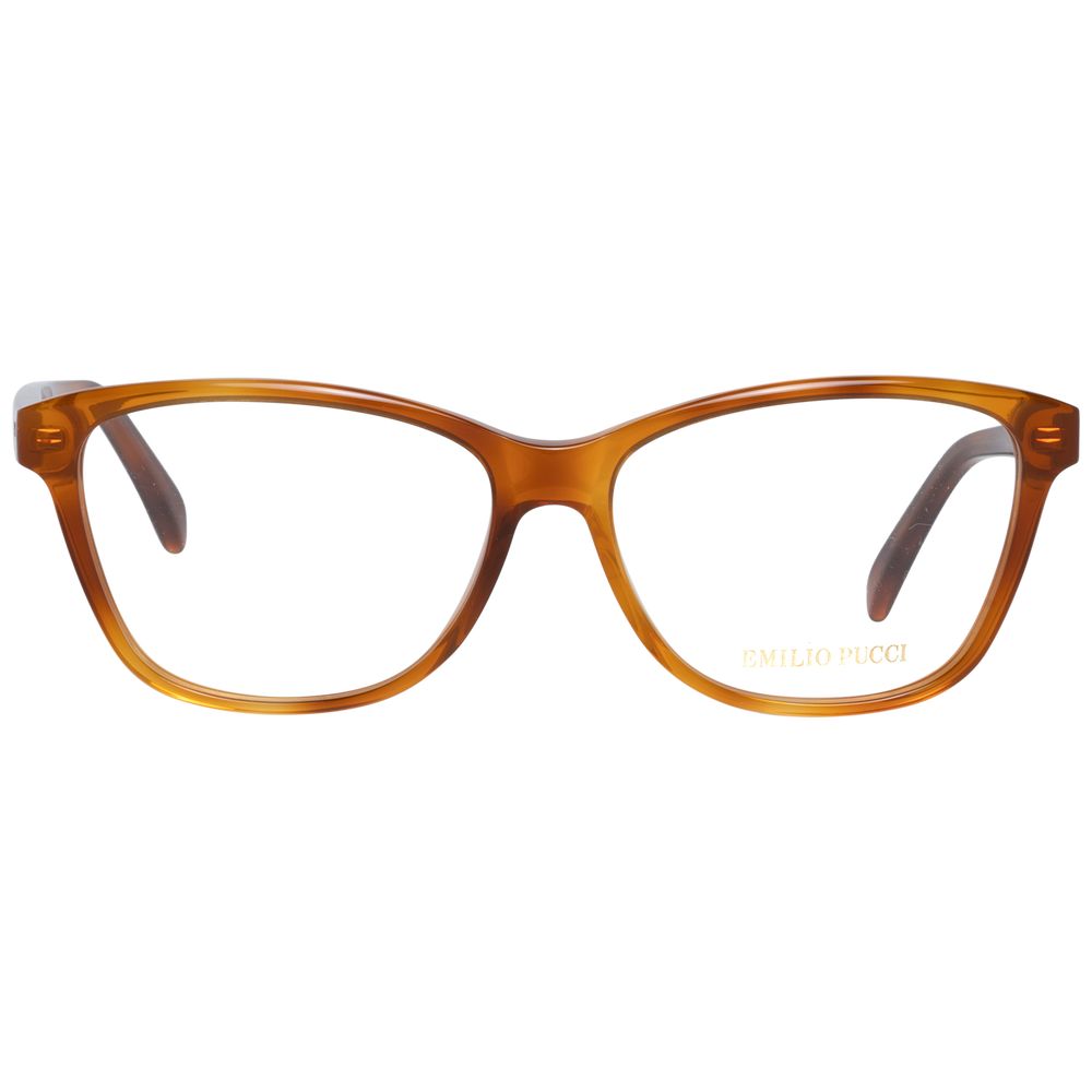 Emilio Pucci Bruine Plastic Bril (Montuur)