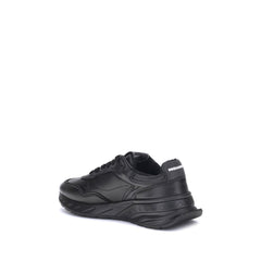 Dsquared² Zwarte Kalfsleren Bos Taurus Atletische Sneakers