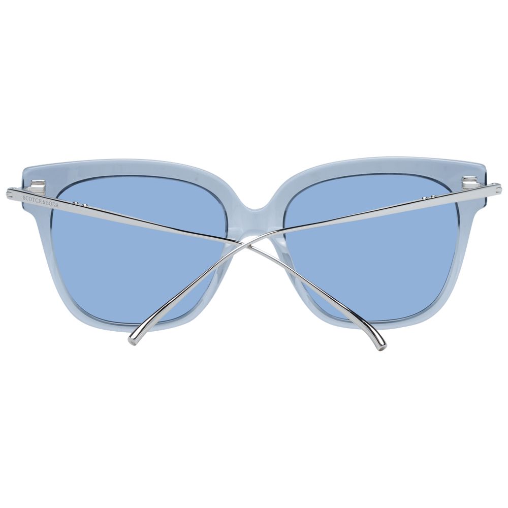 Scotch & Soda Sonnenbrille aus blauem Azetat