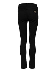 Dolce & Gabbana Black Cotton Skinny Mid Waist Denim Jeans