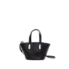 Alexander Wang Schultertasche aus schwarzem Leder