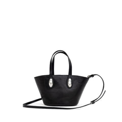 Alexander Wang Schultertasche aus schwarzem Leder