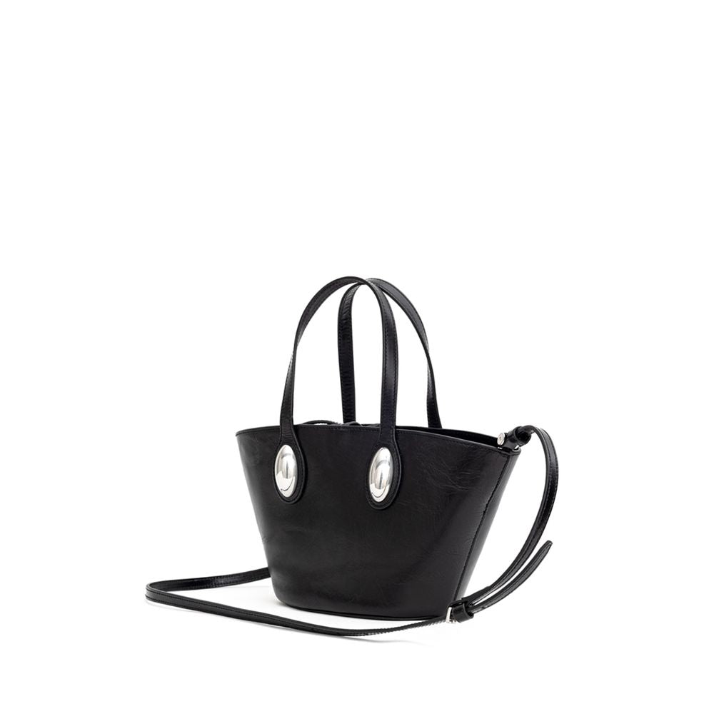 Alexander Wang Schultertasche aus schwarzem Leder