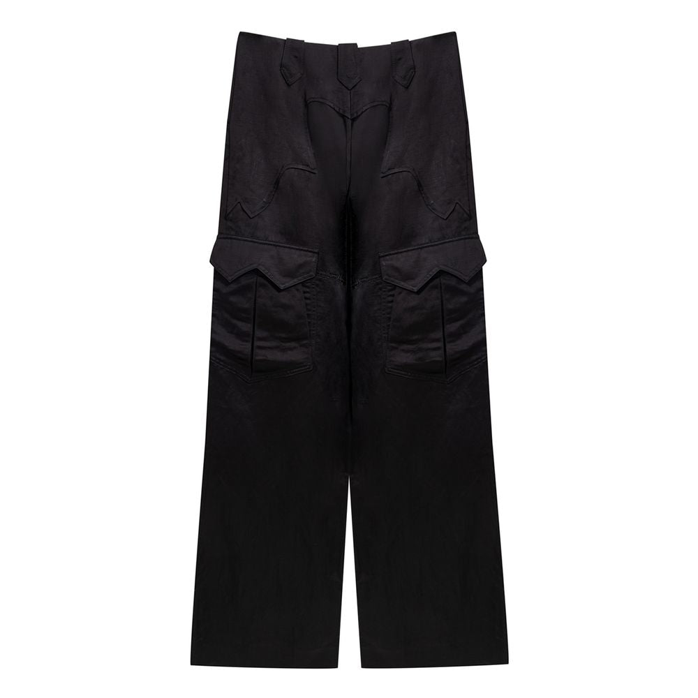 Tom Ford Schwarze Viskose-Cargohose