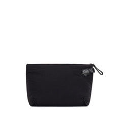 Bottega Veneta Schwarze Nylon-Clutch-Tasche