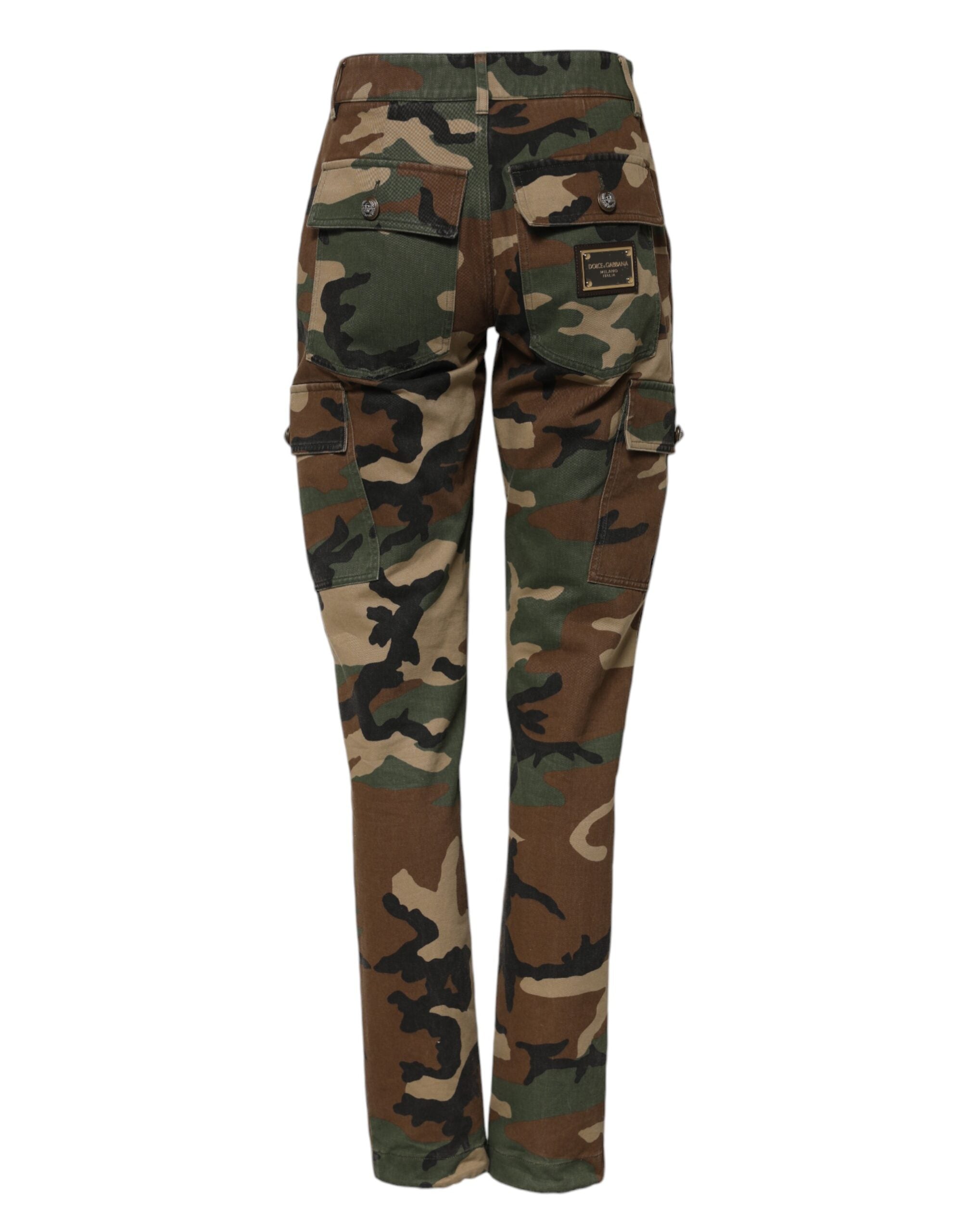 Dolce & Gabbana Cargo-Hose im mehrfarbigen Camouflage-Muster