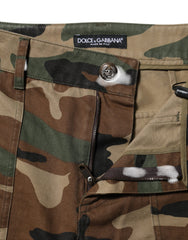 Dolce & Gabbana Cargo-Hose im mehrfarbigen Camouflage-Muster