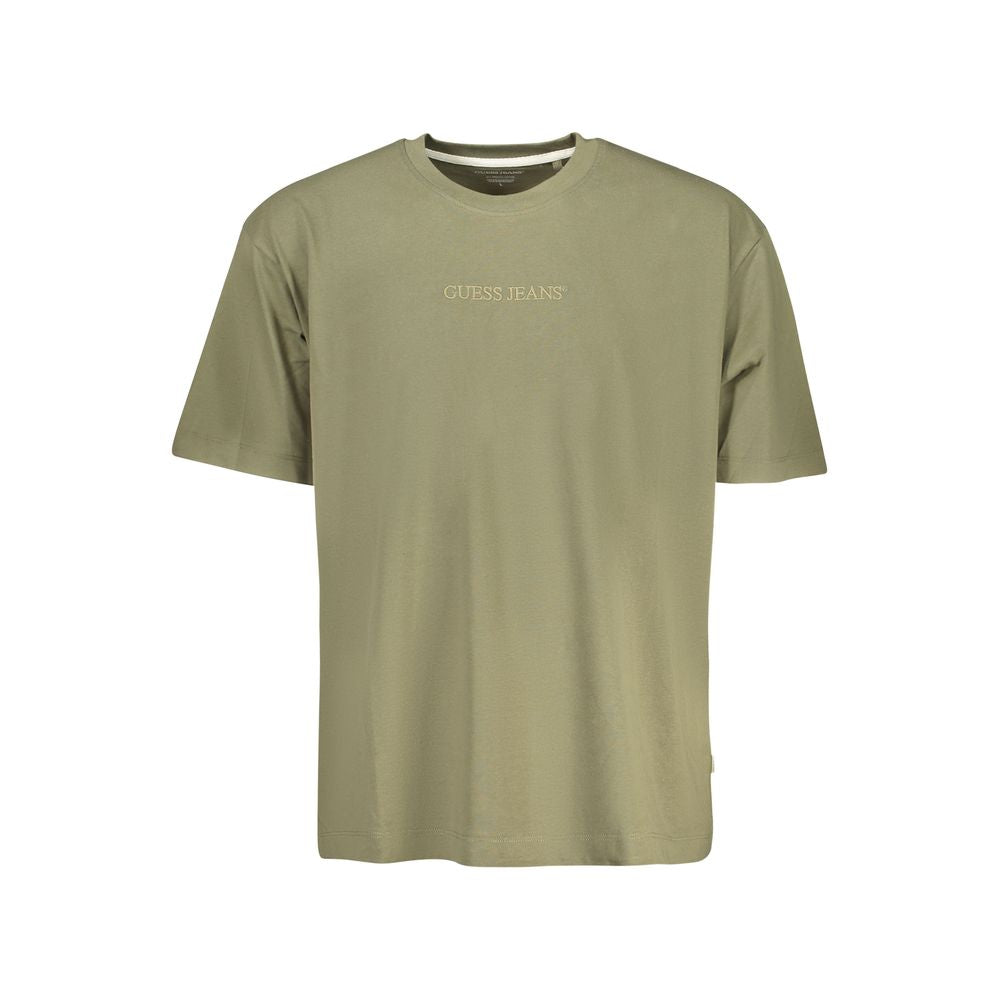 Guess Jeans Verde Baumwoll-T-Shirt für Herren