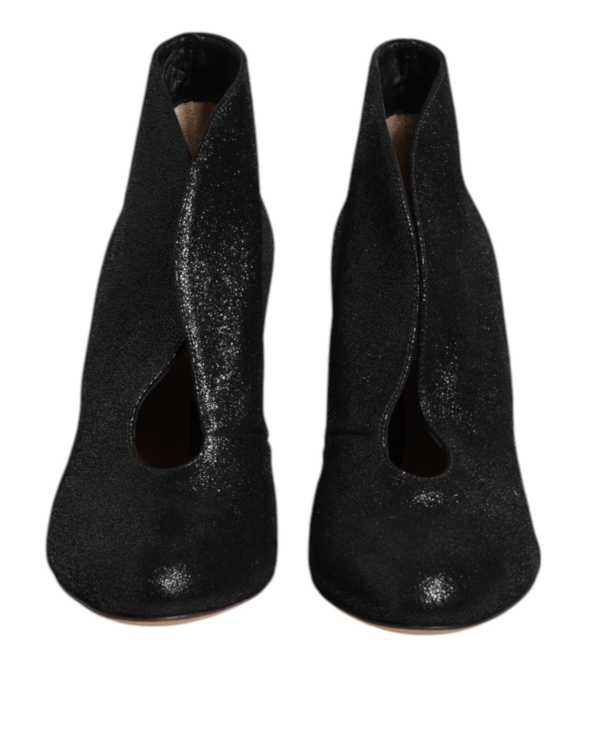 Gianvito Rossi Pumps mit Metallic-Absatz, Schwarz