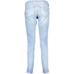Guess Jeans Azzurro Damenjeans aus Bio-Baumwolle