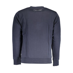 La Martina Blue Cotton Men Sweater