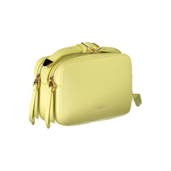 Coccinelle Giallo Leren Dames Schoudertas