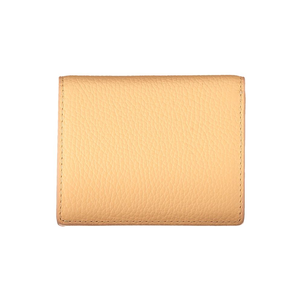 Coccinelle Arancione Leren Dames Portemonnee