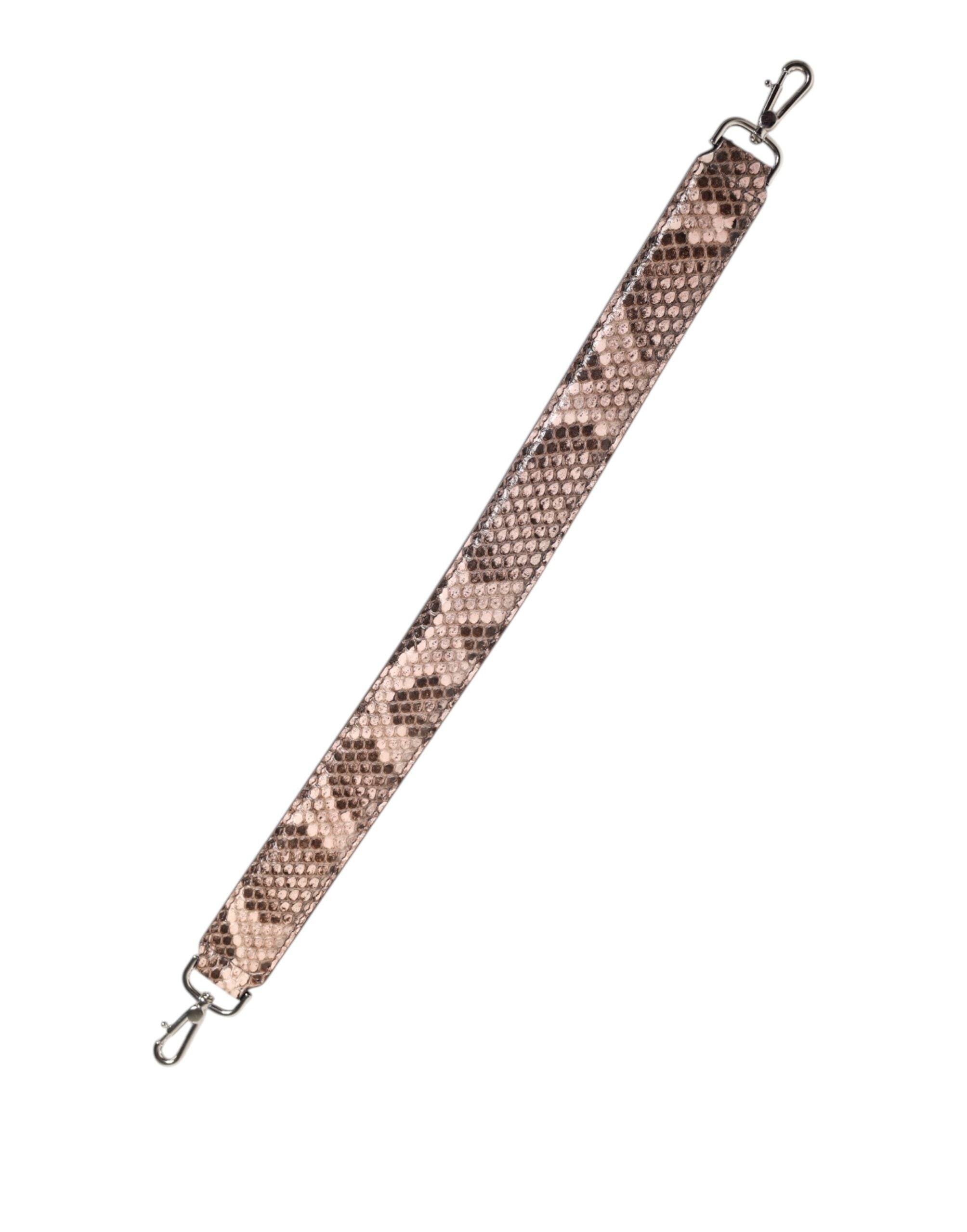 Dolce & Gabbana Bruin Exotisch Lederen Handtas Accessoire Schouderband