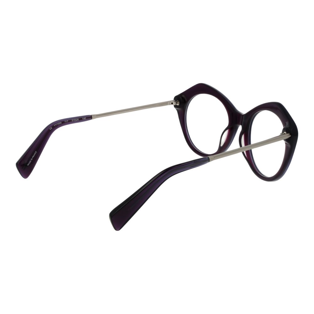 Yohji Yamamoto paarse metalen en plastic bril (montuur)