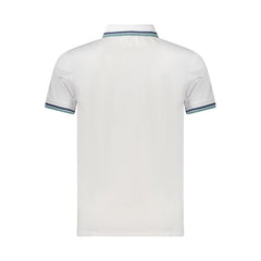 Guess Jeans White Cotton Men Polo Shirt