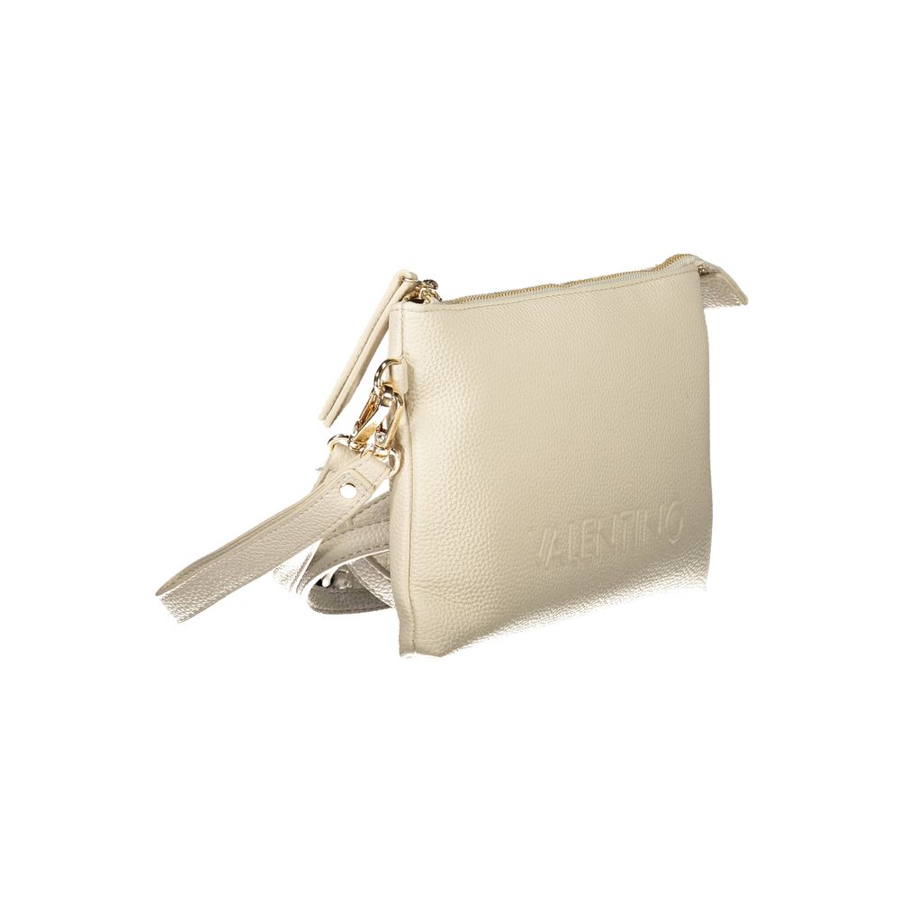 Mario Valentino Beige Polyurethane Women Handbag