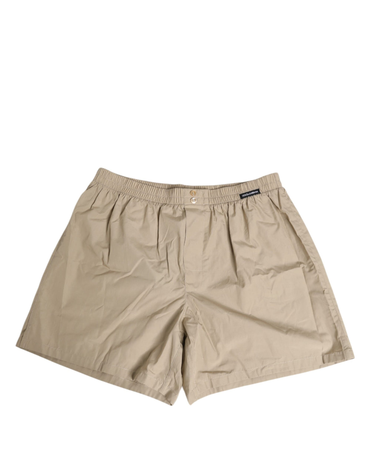 Dolce & Gabbana Boxershorts aus beiger Baumwolle Regulär Unterwäsche