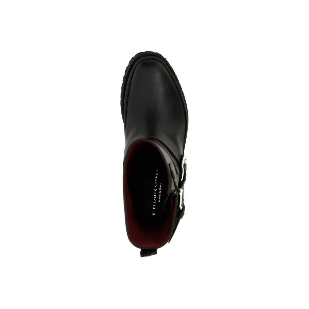 Stella McCartney Black Polyester Ankle Boots
