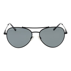 Serengeti Black Metal Sunglasses