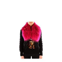 De heer Mevrouw Shirt Roze Bont Foulard