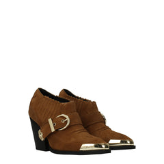 Versace Jeans Braune Leder Stiefeletten