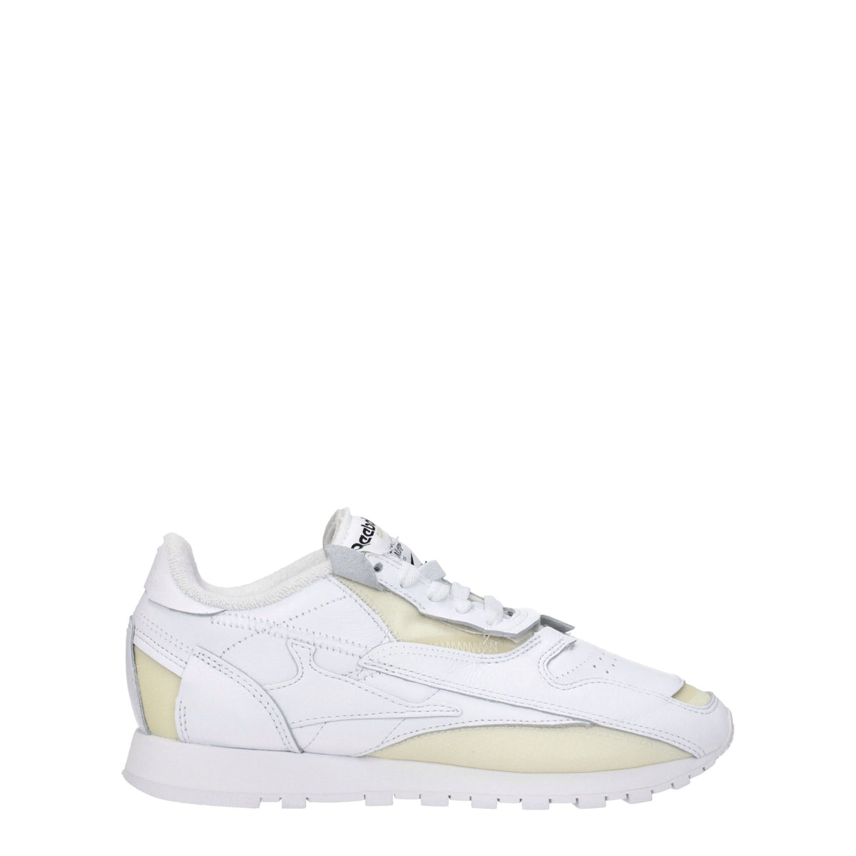 Maison Margiela White Leather Athletic Sneakers