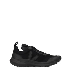 Veja Black Fabric Athletic Sneakers