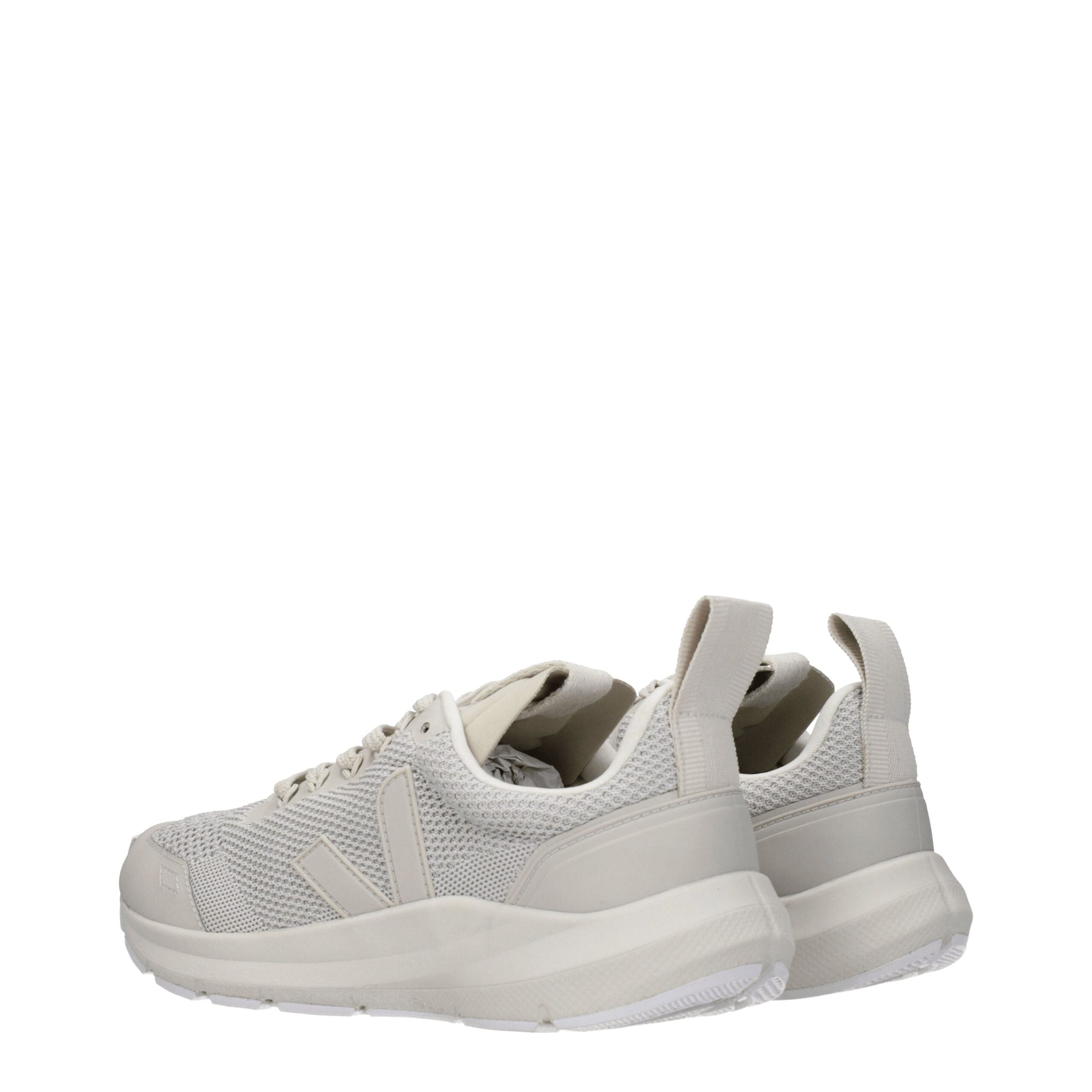 Veja Gray Fabric Athletic Sneakers