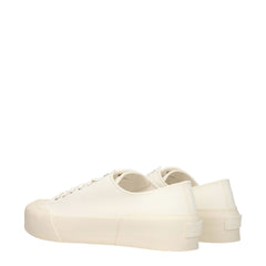 Jil Sander Beige Stoffen Lage Sneakers
