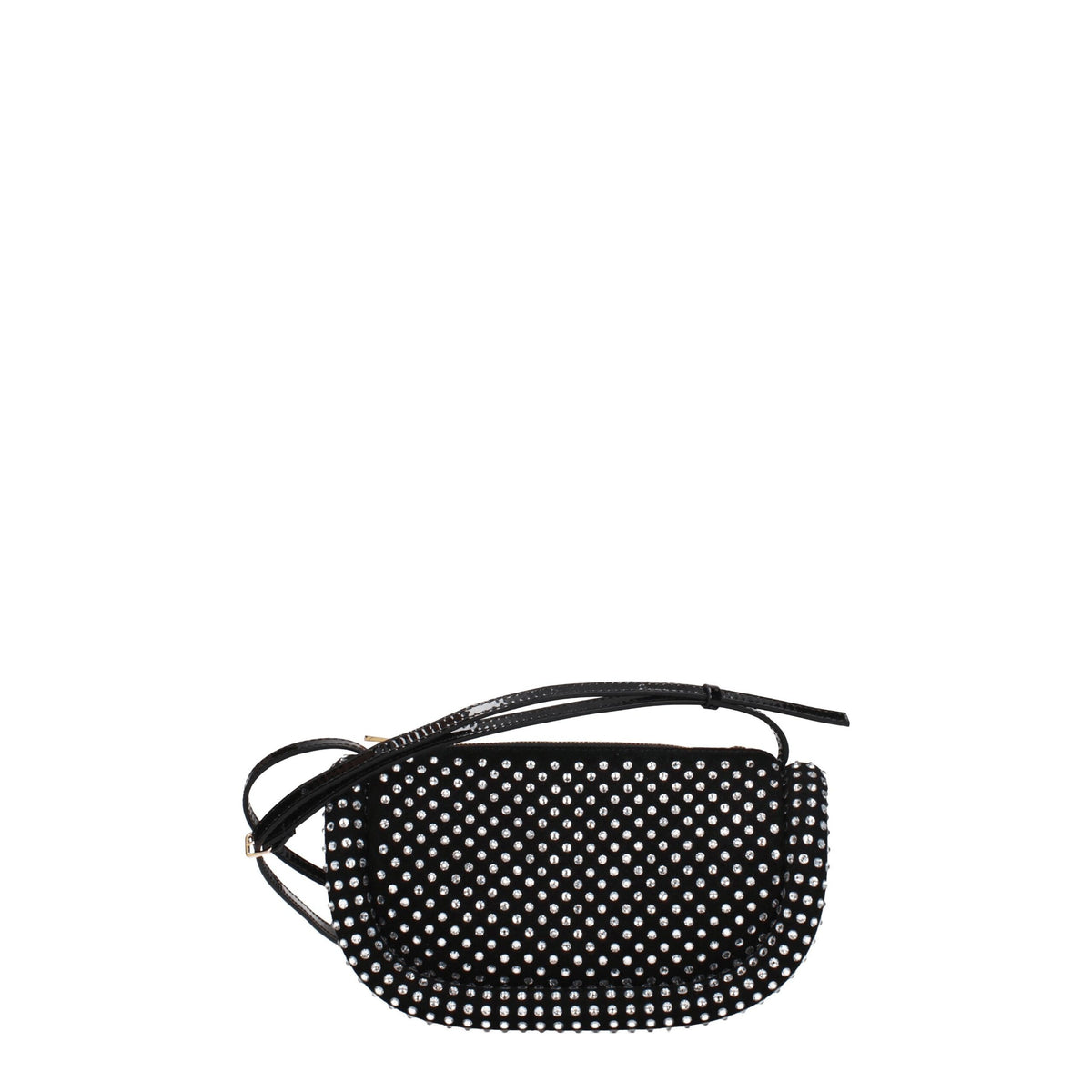 Jw Anderson Schwarze Leder Umhängetasche